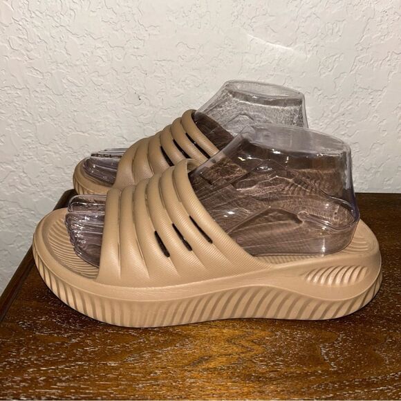 KUAILU Slip On Slide Recovery Chunky Platform Sandal Shoes - Picture 5 of 9